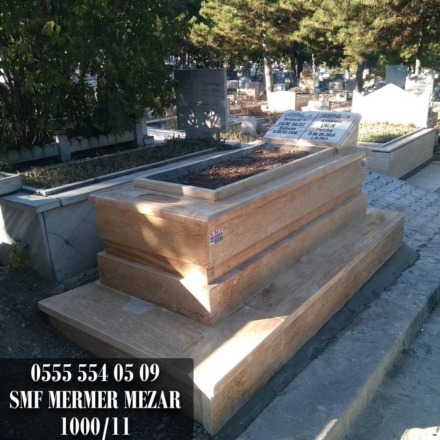 5 cm'lik Tek Kişilik Mezar Çeşitleri SMF 1000-11